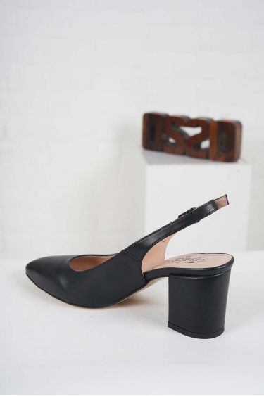 Siyah Kadın Topuklu Sandalet 221127528
