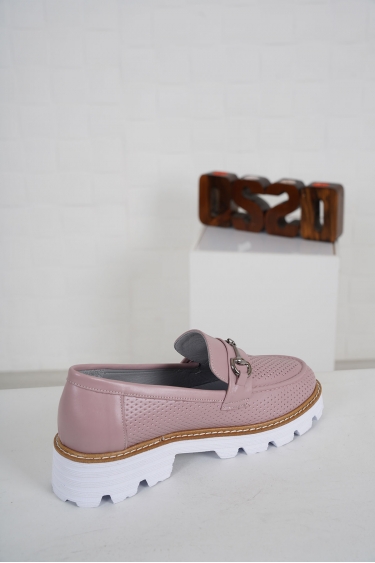 Hakiki Deri Gül Kurusu Kadın Casual Ayakkabı 231134103