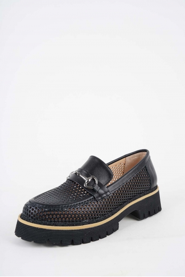 Hakiki Deri Siyah Kadın Casual Ayakkabı 251134102