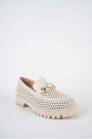 Hakiki Deri Bej Kadın Casual Ayakkabı 261134102