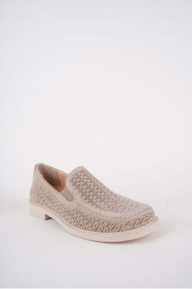 Hakiki Deri Bej Süet Kadın Casual Ayakkabı 261134103