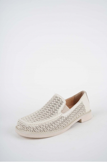 Hakiki Deri Bej Floter Kadın Casual Ayakkabı 261134103