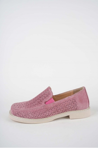 Hakiki Deri Pembe Kadın Casual Ayakkabı 261134103