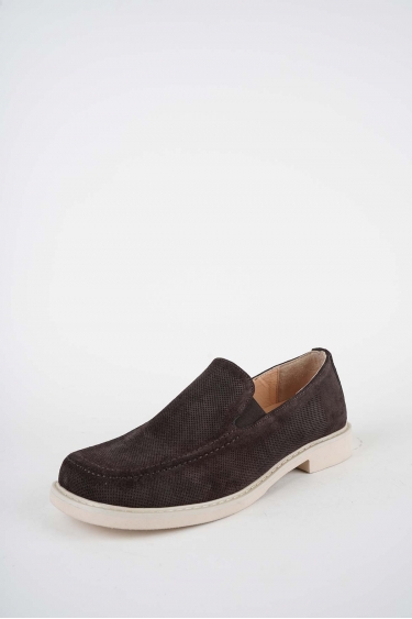 Hakiki Deri Kahve Süet Kadın Casual Ayakkabı 261134104