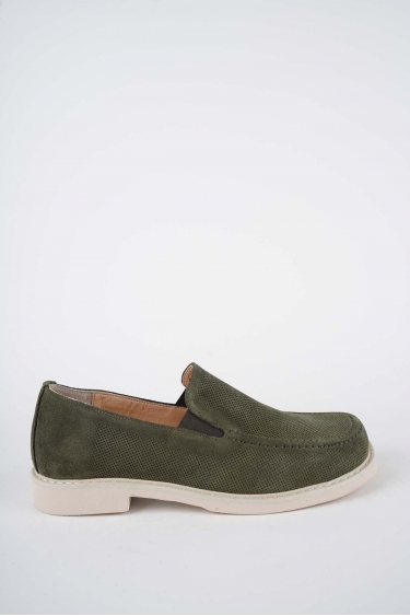 Hakiki Deri Haki Süet Kadın Casual Ayakkabı 261134104