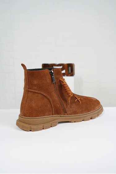 Hakiki Deri Taba Süet Kadın Düz Bot 212135210