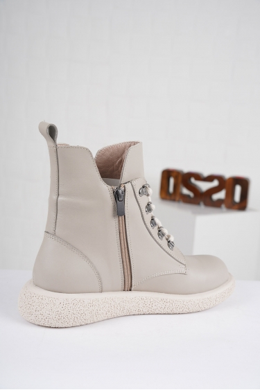 Hakiki Deri Sarı Kadın Spor Bot 222135201