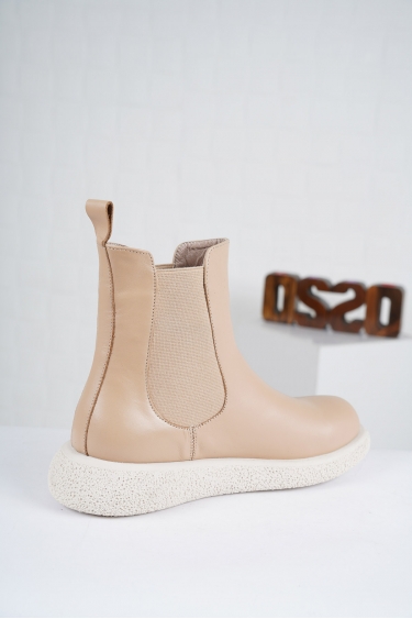 Hakiki Deri Bisküvi Kadın Spor Bot 222135202