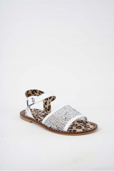 Beyaz Kadın Düz Sandalet 251135503