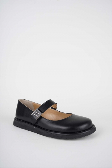 Hakiki Deri Siyah Kadın Casual Ayakkabı 252135101