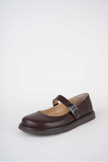 Hakiki Deri Kahve Kadın Casual Ayakkabı 252135101