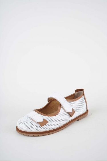 Hakiki Deri Beyaz Kadın Casual Ayakkabı 261135100