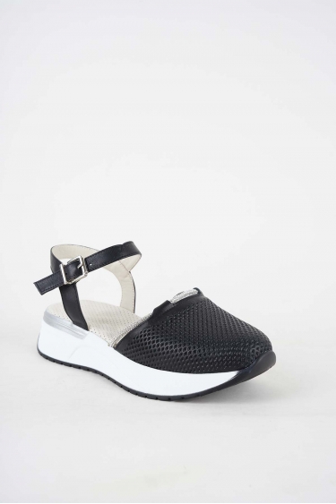 Hakiki Deri Siyah Kadın Casual Sandalet 251136505