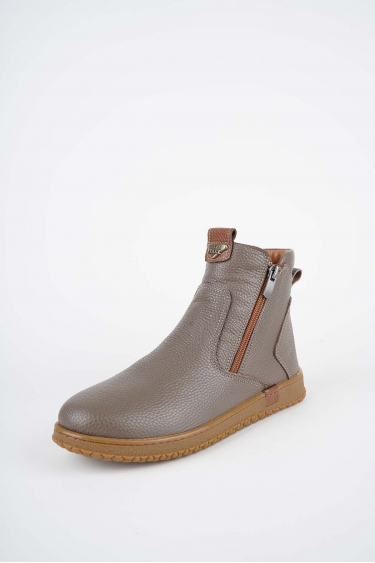 Hakiki Deri Vizon Floter Kadın Casual Bot 252136204