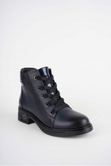 Hakiki Deri Laci Napa-Garni Kadın Casual Bot 252136209