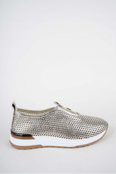 Hakiki Deri Altın Kadın Casual Ayakkabı 261136100