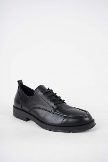 Hakiki Deri Siyah Kadın Casual Ayakkabı 252141101