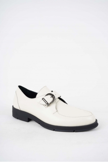 Hakiki Deri Bej Kadın Casual Ayakkabı 252141102