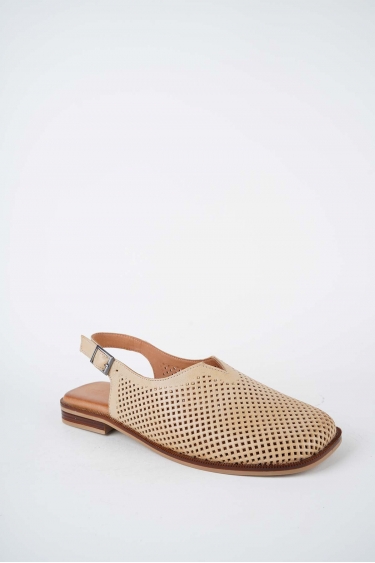 Hakiki Deri Nohut Kadın Burun Kapalı Sandalet 261141506