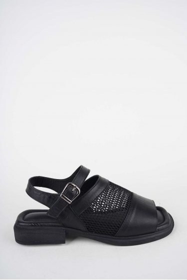 Siyah Kadın Düz Sandalet 261141510