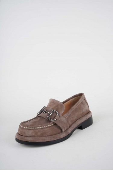 Hakiki Deri Vizon Süet Kadın Casual Ayakkabı 261162101