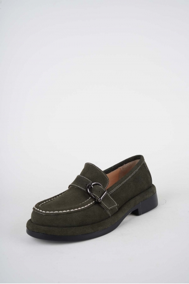 Hakiki Deri Haki Süet Kadın Casual Ayakkabı 261162102