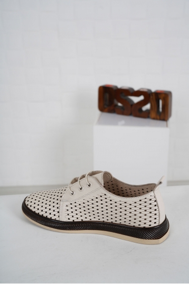 Hakiki Deri Bej Kadın Casual Ayakkabı 231172103