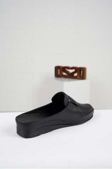 Hakiki Deri Siyah Kadın Comfort Sabo 221177602