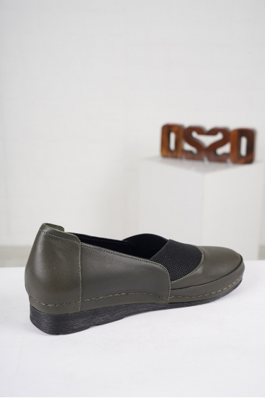 Hakiki Deri Gümüş Kadın Comfort Ayakkabı 222177101