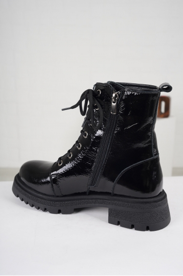 Hakiki Deri Siyah Rugan Kadın Postal Bot 222177201