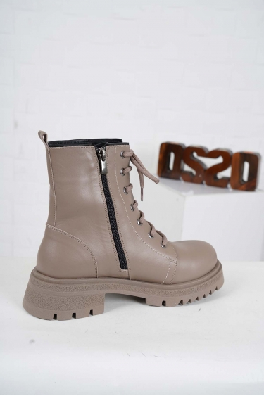 Hakiki Deri Vizon Kadın Postal Bot 222177201