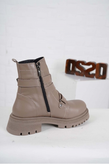 Hakiki Deri Vizon Kadın Spor Bot 222177202