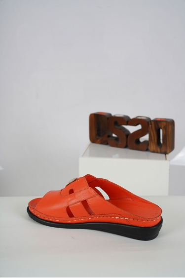 Hakiki Deri Siyah Simli Yılan Baskı Kadın Komfort Terlik 231177604