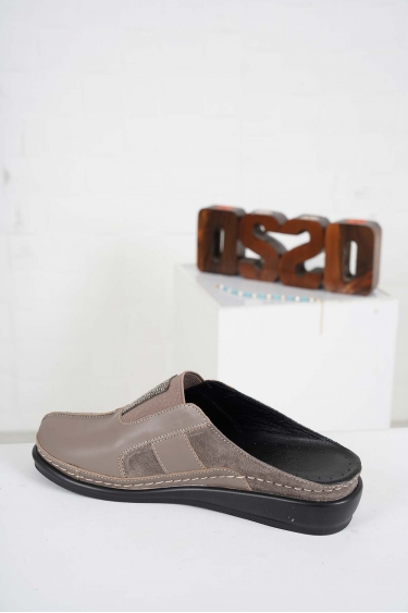 Hakiki Deri Vizon-Vizon Süet Kadın Comfort Sabo 232177700