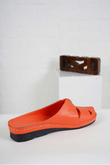 Hakiki Deri Bej Kadın Komfort Sabo 241177702