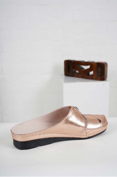 Hakiki Deri Vizon Süet Kadın Komfort Sabo 241177702