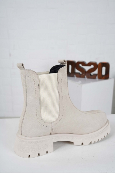 Hakiki Deri Bej Süet Kadın Spor Bot 242177200