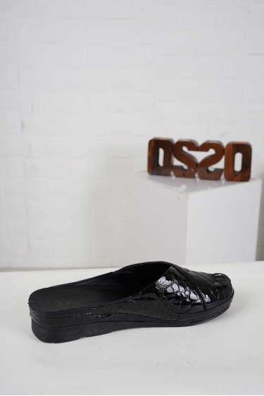 Hakiki Deri Siyah Fasulye Rugan Kadın Comfort Sabo 242177704