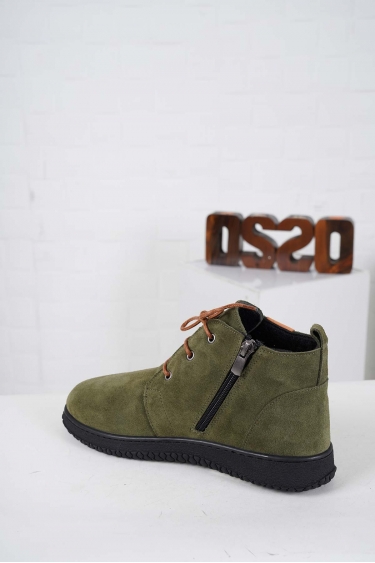 Hakiki Deri Haki Süet-Coconat Kadın Casual Bot 242186206