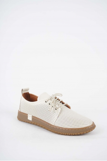 Hakiki Deri Bej Kadın Casual Ayakkabı 251186100