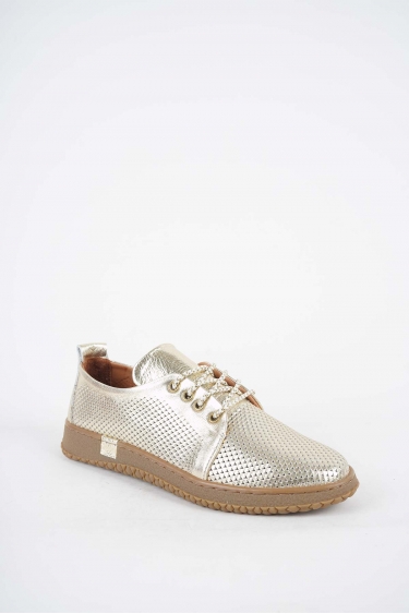 Hakiki Deri Altın Kadın Casual Ayakkabı 251186100