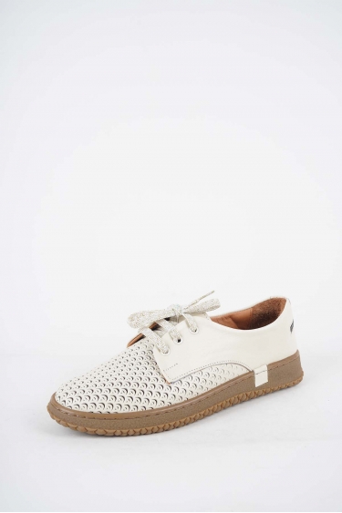 Hakiki Deri Bej Kadın Casual Ayakkabı 251186102