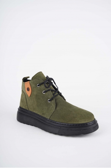 Hakiki Deri Haki Süet-Coconat Kadın Casual Bot 252186203