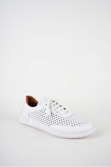Hakiki Deri Beyaz Kadın Casual Ayakkabı 261186101