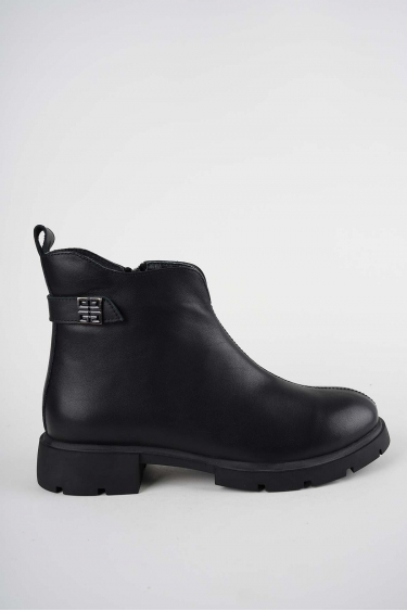 Hakiki Deri Siyah Kadın Casual Bot 252189200