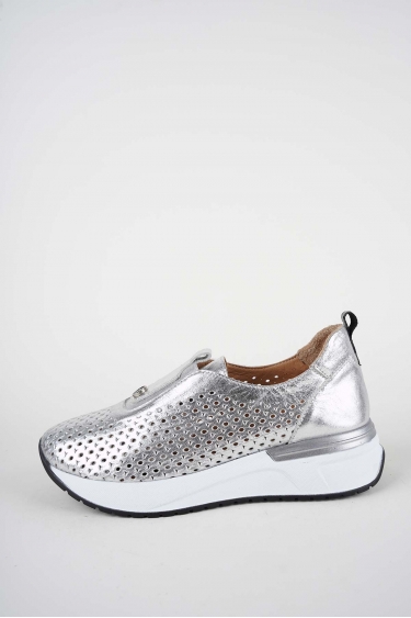 Hakiki Deri Lame Kadın Casual Ayakkabı 261189102