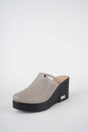 Hakiki Deri Vizon Kadın Dolgu Topuklu Sabo 261189701