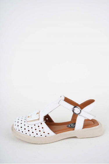 Hakiki Deri Yok Kadın Dolgu Topuklu Sandalet 261200501