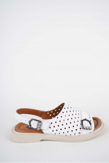 Hakiki Deri Yok Kadın Dolgu Topuklu Sandalet 261200502