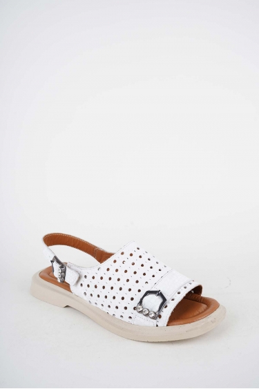 Hakiki Deri Yok Kadın Dolgu Topuklu Sandalet 261200502